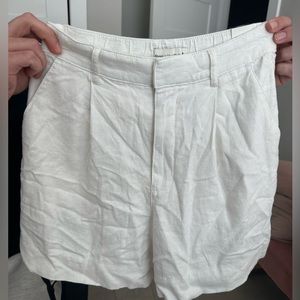 Abercrombie linen stretch shorts